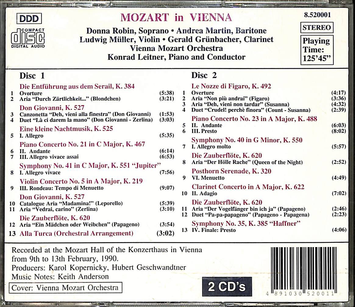 Mozart in Vienna CD (İkinci El) CD5087 - 2