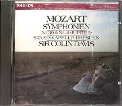 Mozart – Symphonien Nr.39 & Nr.41 Jupiter – Sir Colin Davis CD (İkinci El) CD5250 - 1