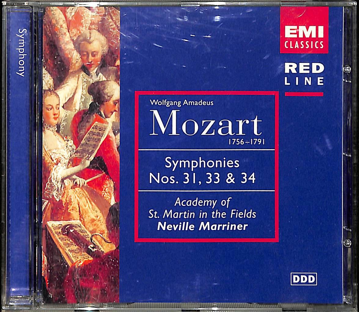 Mozart - Symphonies 31, 33 & ,34 CD (İkinci El) CD5297 - 1