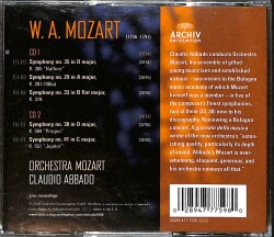 Mozart - Symphonies CD (İkinci El) CD4152 - 2