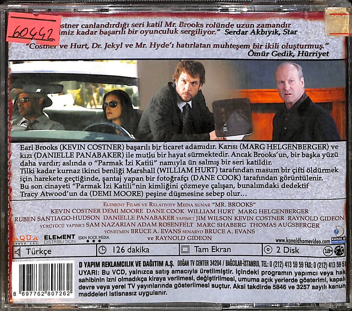 Mr. Brooks (Kevin Costner) VCD Film (İkinci El) VCD27668 - 2