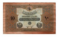 Vahdettin 10 Lira 28 Mart 1334 *Kanada Baskı* OKP424 - 1