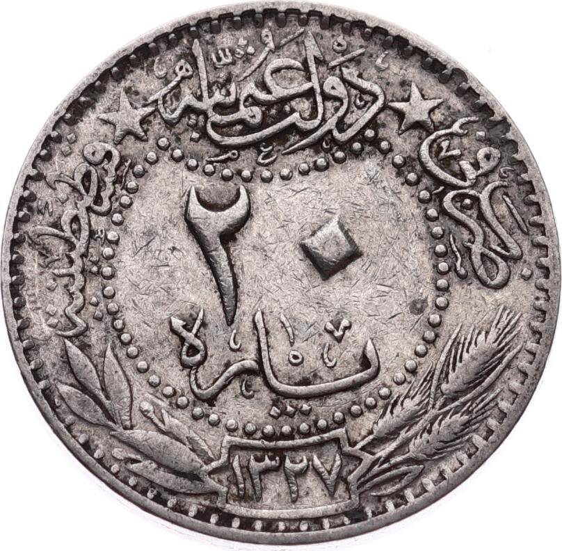 M.Reşad 20 Para 1327/6 - ÇÇT OMP3212 - 2