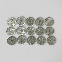 M.Reşad 5 Para 15'li Madeni Para Lotu OMP3163 - 1