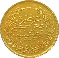 M.Reşad 500 Kuruş 1327/6 Kulpsuz/ÇİL OMP3100 #5600 - 2