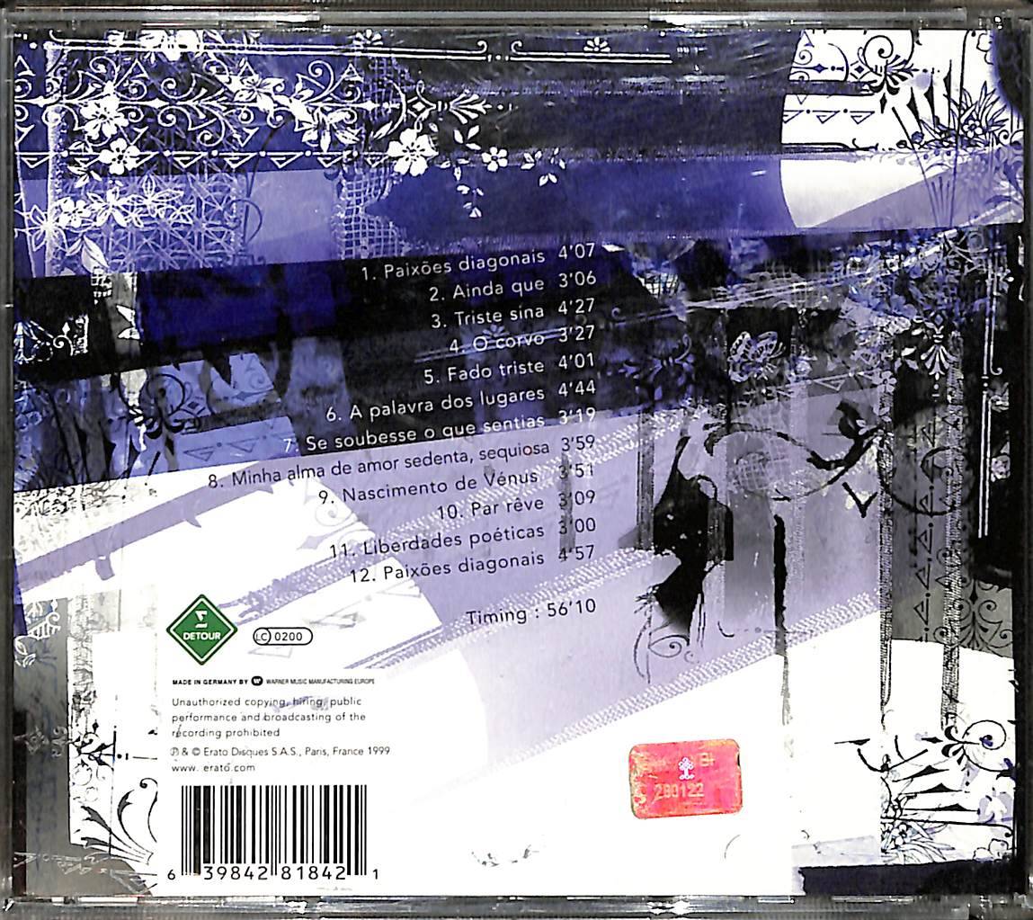 Mísia - Paixões Diagonais CD (İkinci El) CD5125 - 2