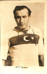 M.T. Gündüz Milli Takım Kartpostal (Küçük Boy) KRT19904 - Gökçekoleksiyon