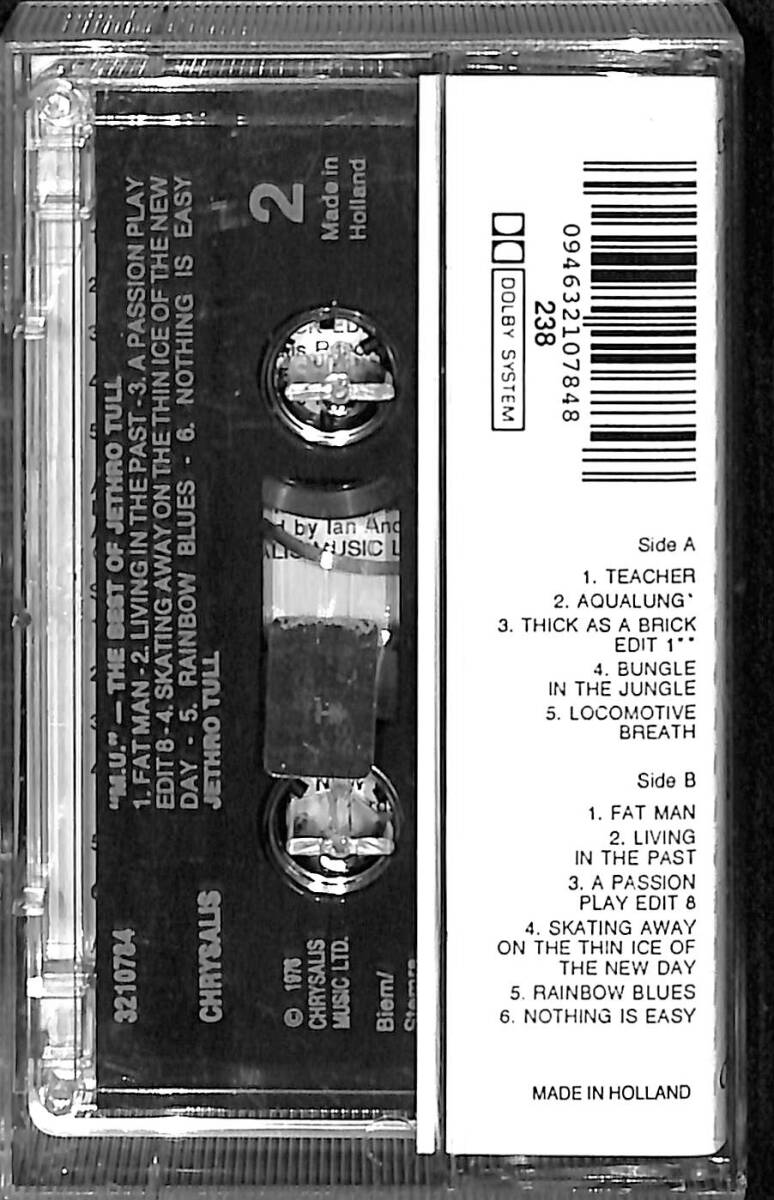 M.U The Best Of Jethro Tull Kaset (İkinci El) KST27618 - 2