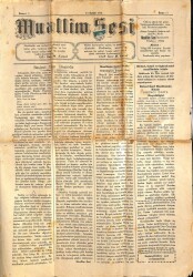 Muallim Sesi Dergisi 15 Eylül 1934 Sayı 1 DRG1587 - Gökçekoleksiyon