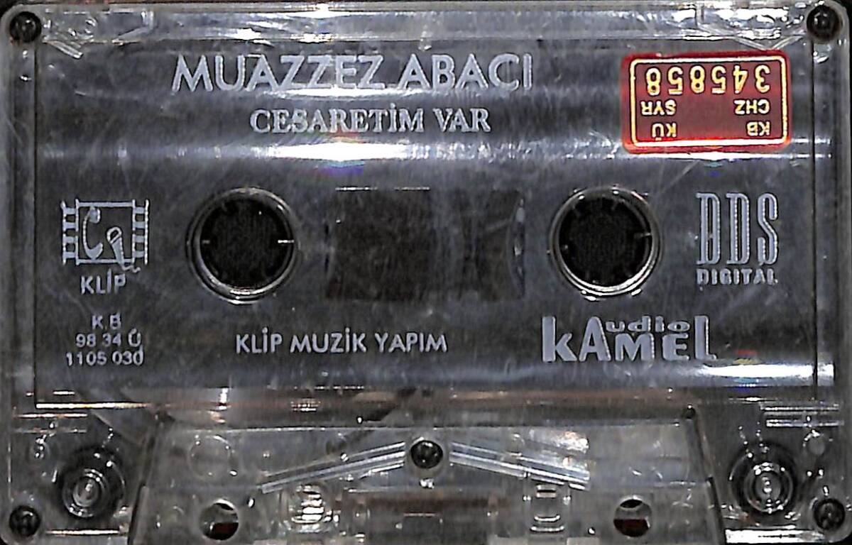 Muazzez Abacı - Cesaretim Var Kaset (Kırmızı Bandrol - İkinci El) KST27760 - 1