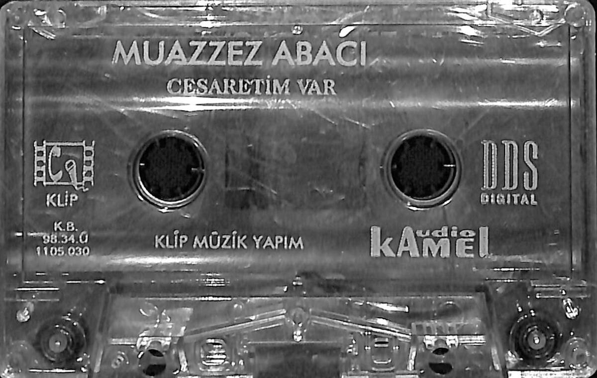 Muazzez Abacı - Cesaretim Var Kaset (Kırmızı Bandrol - İkinci El) KST27760 - 2