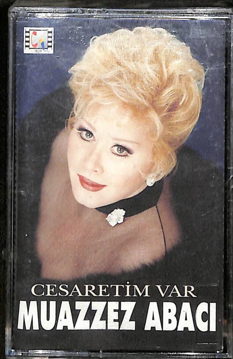 Muazzez Abacı - Cesaretim Var Orijinal Kaset (SIFIR) * Klip Müzik Yapım - 1998 - Kırmızı Bandrol * KST31252 - 1