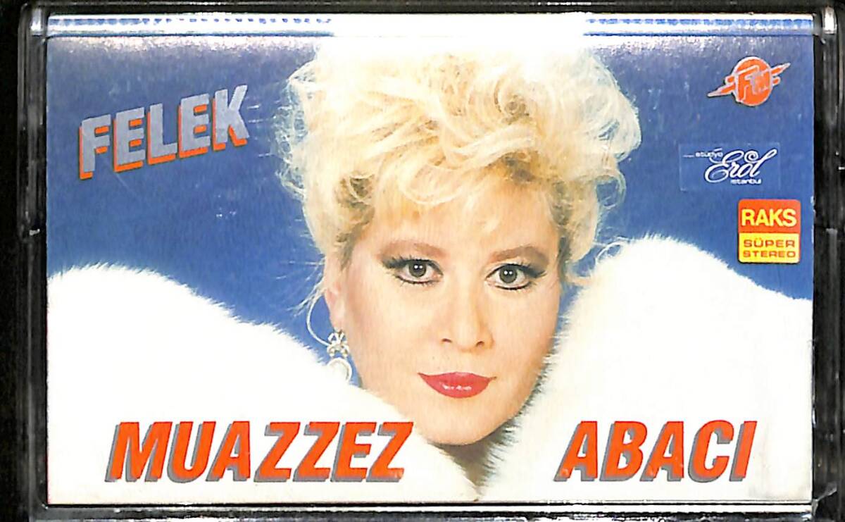 Muazzez Abacı – Felek Orijinal Kaset (ikinci El) * Fono Müzik - Kağıt Baskı - Sarı Bandrol - 1989 * KST30327 - 1