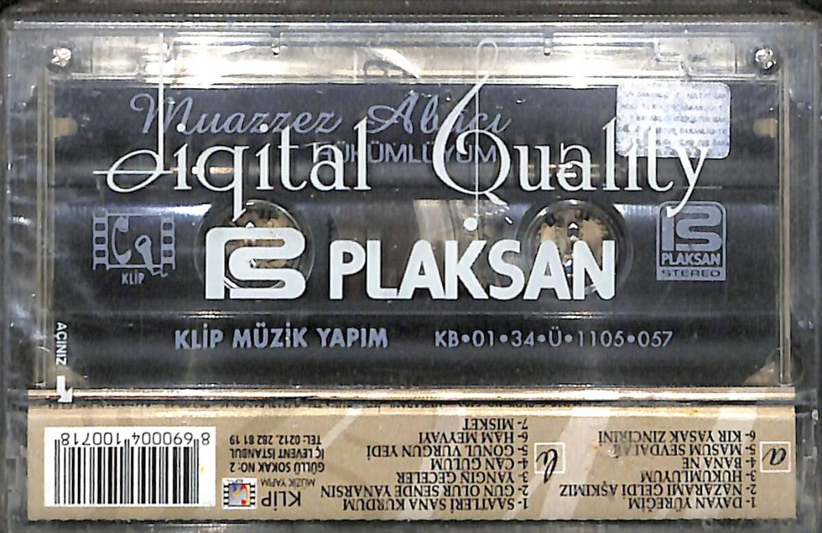 Muazzez Abacı – Hükümlüyüm Orijinal Kaset (sıfır) * Klip Müzik - 2001 * KST30245 - 2
