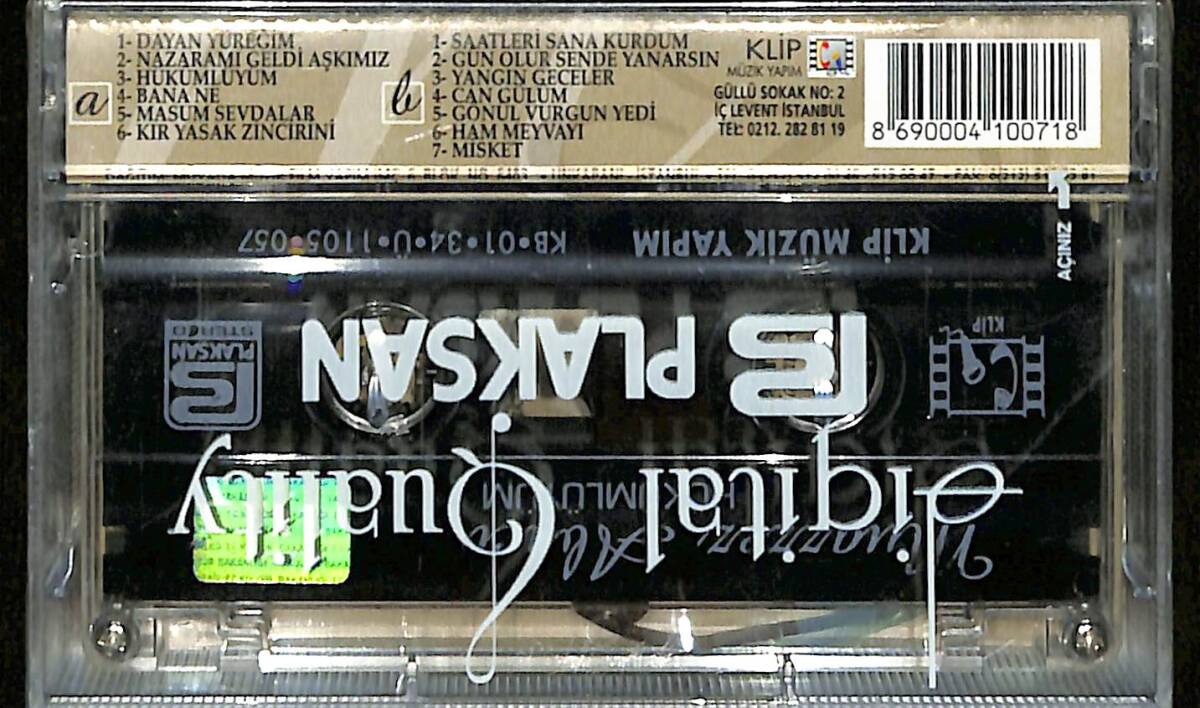  Muazzez Abacı – Hükümlüyüm Orijinal Kaset (Sıfır) * Klip Müzik - 2001 * KST30547 - 2
