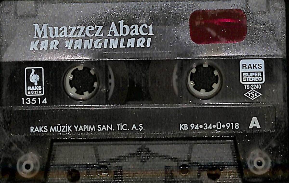 Muazzez Abacı - Kar Yangınları Kaset (Bordo Bandrol - İkinci El) KST27785 - 2
