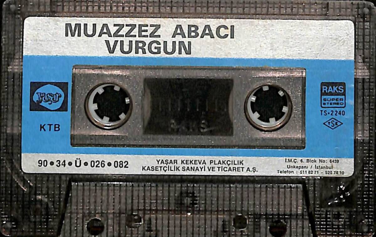 Muazzez Abacı - Vurgun Kaset (Sarı Bandrol - İkinci El) KST27819 - 2