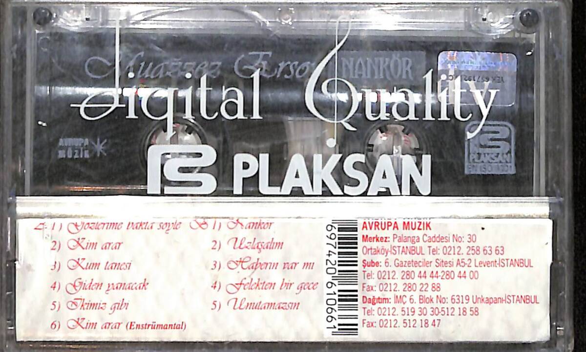 Muazzez Ersoy - Nankör Orijinal Kaset (Sıfır) KST31143 - 2