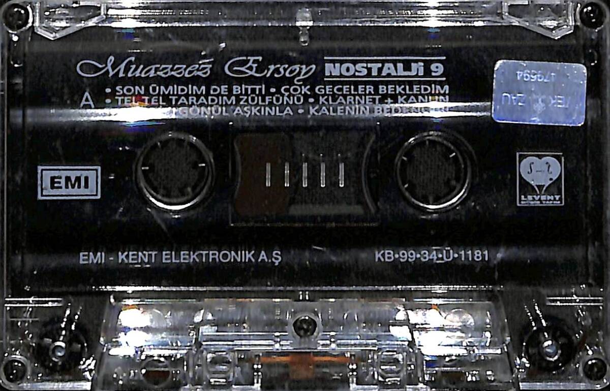 Muazzez Ersoy - Nostalji 9 Kaset (İkinci El) KST27794 - 1
