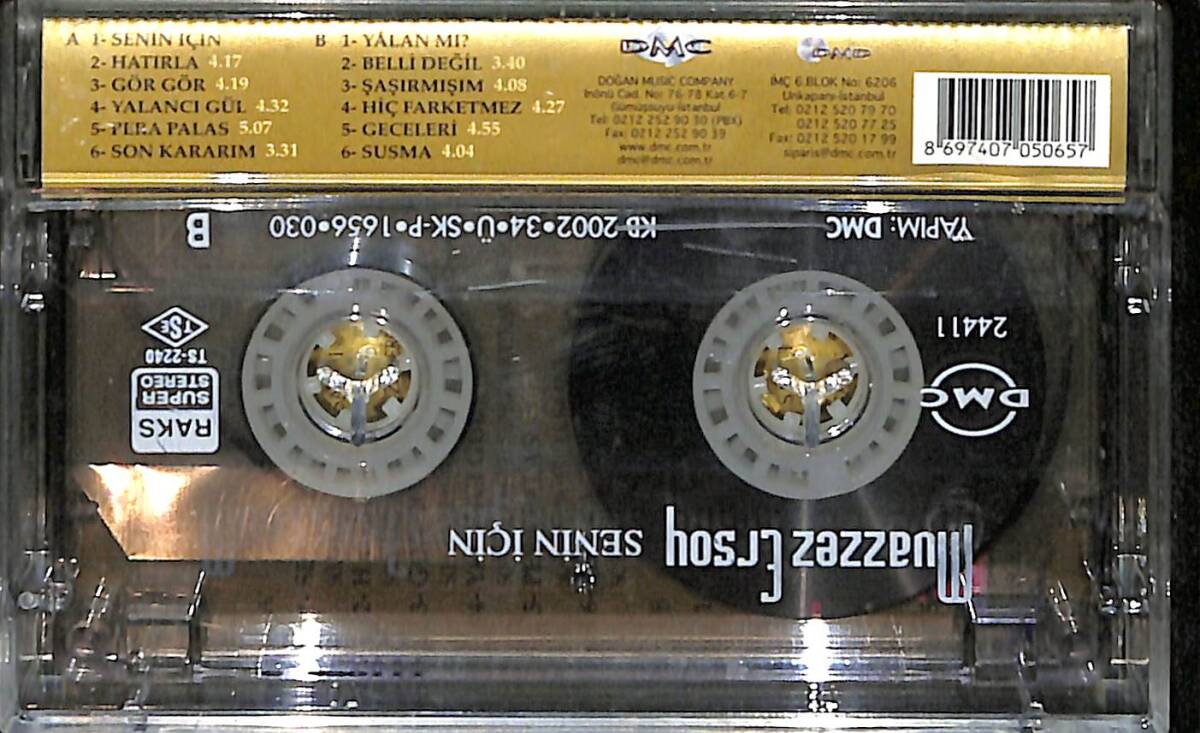 Muazzez Ersoy - Senin İçin Kaset (İkinci El) KST28625 - 2