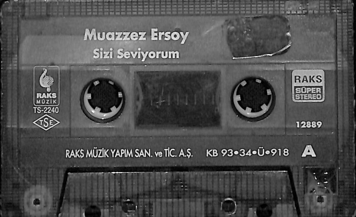 Muazzez Ersoy - Sizi Seviyorum Kaset (Bordo Bandrol - İkinci El) KST27728 - 1