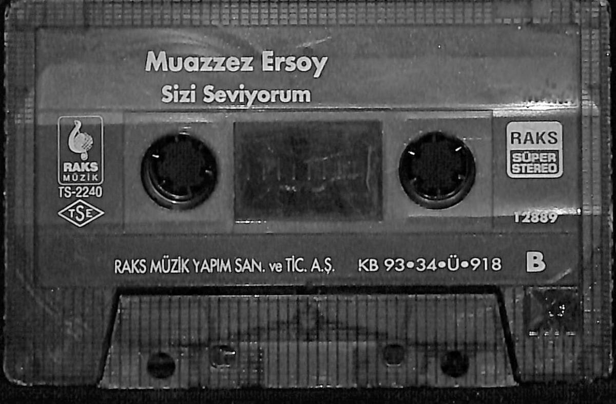 Muazzez Ersoy - Sizi Seviyorum Kaset (Bordo Bandrol - İkinci El) KST27738 - 1