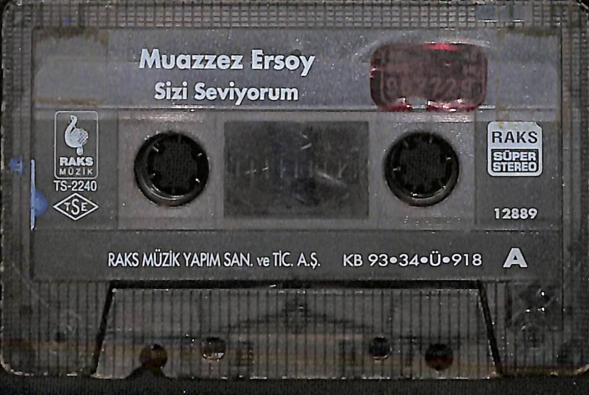 Muazzez Ersoy - Sizi Seviyorum Kaset (Bordo Bandrol - İkinci El) KST27738 - 2