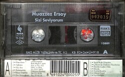Muazzez Ersoy - Sizi Seviyorum Orijinal Kaset (İkinci El) * Raks Müzik - Kırmızı Bandrol - 1993 * KST29970 - 2