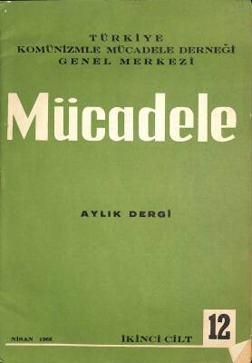 Mücadele Aylık Dergi Sayı 12 Nisan 1966 DRG1557 - 1