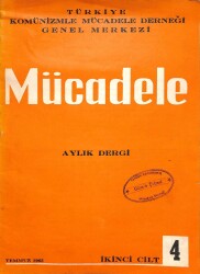Mücadele Aylık Dergi Sayı4 Temmuz 1965 Türkiyede Komünist Ajanları - Peyami Safa DRG91 - Gökçekoleksiyon