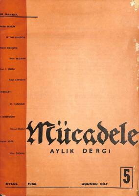 Mücadele Aylık Dergisi Eylül 1966 Sayı 5 DRG1550 - 1