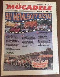 Mücadele Gazetesi 25 Haziran 1994 - Ulusal Baskı Ve Asimilasyon GZ10128 - 2