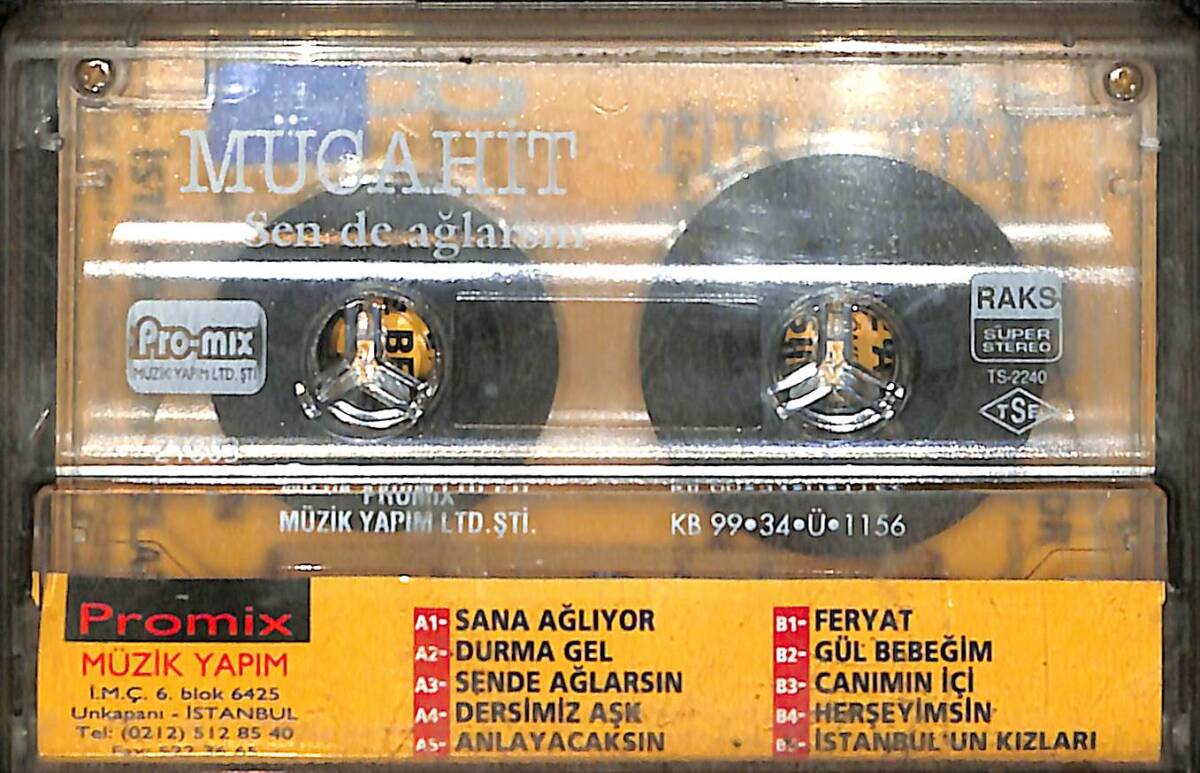Mücahit - Sen de Ağlarsın Kaset (İkinci El) KST29270 - 2