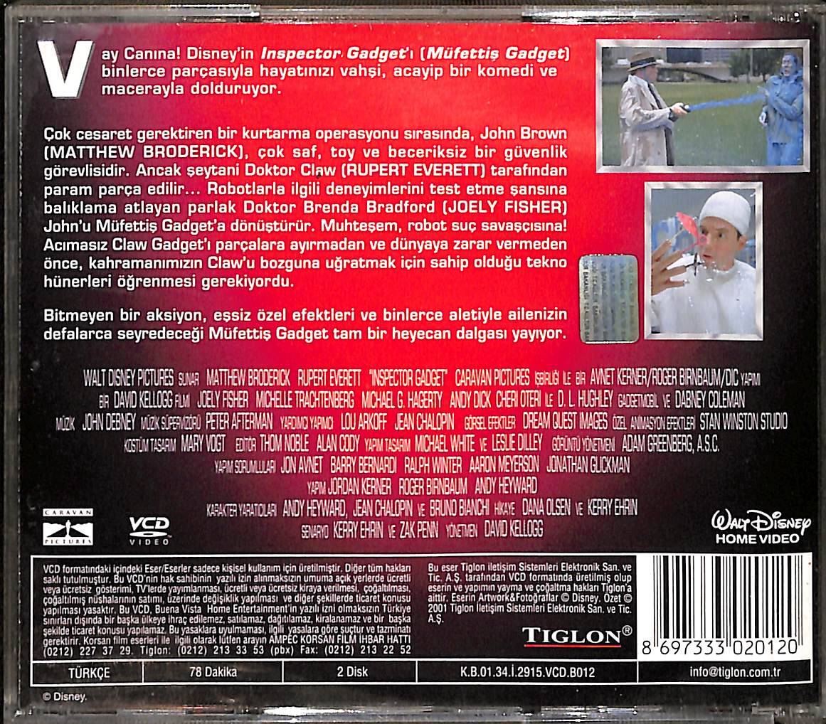 Müfettiş Gadget - Inspector Gadget Orjinal VCD Film ' Matthew Broderick, Rupert Everett ' VCD28391 - 2
