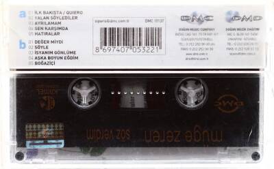 Müge Zeren - Söz Verdim Kaset (İkinci El) KST5608 - 2