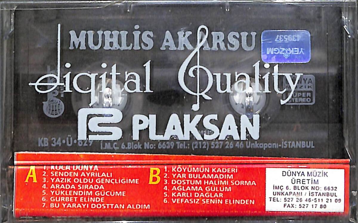 Muhlis Akarsu - Karlı Dağlar Kaset (Sıfır) KST28643 - 2