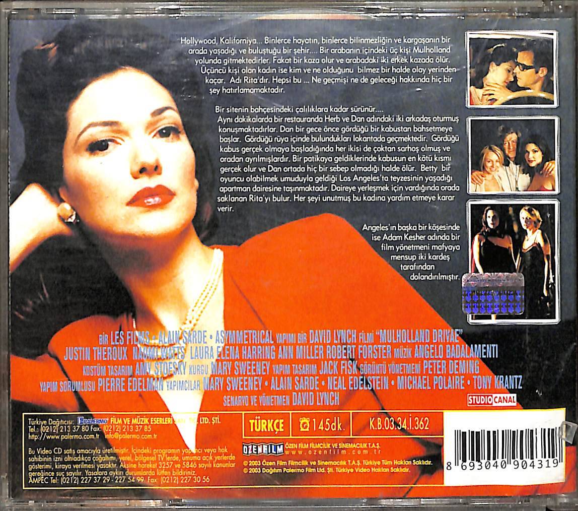 Mulholland Çıkmazı - Mulholland Drive Orjinal VCD Film VCD28591 - 2