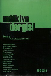 Mülkiye Dergisi Tema Kent Ve Toplumsal Muhalefet 2013 NDR84289 - Gökçekoleksiyon
