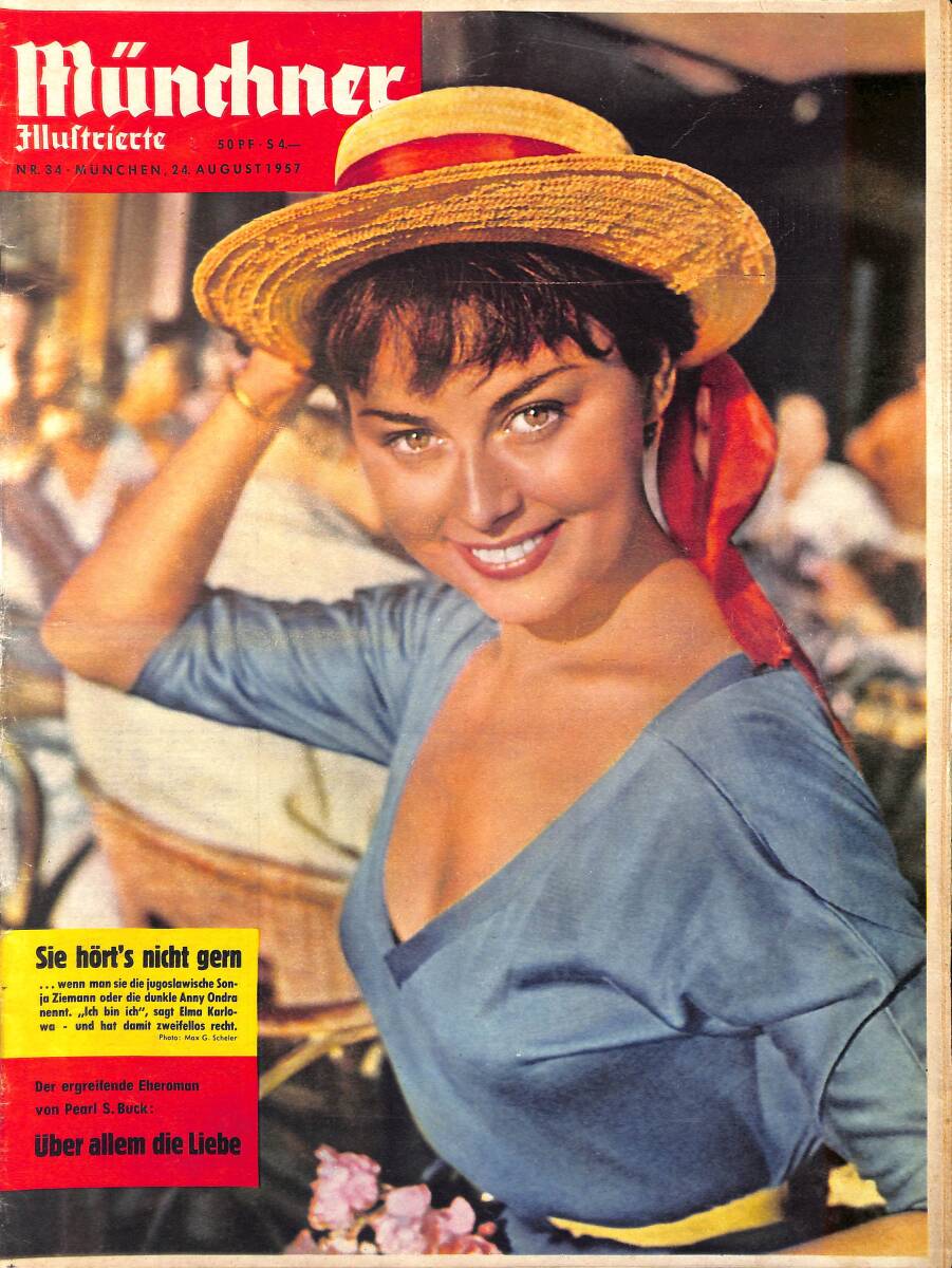 Münchner Illustrierte – Nr.34 – 24 August 1957 – Prinzessin Margaret feierte Geburtstag und wurde sie-benundzwanzig. NDR100415 - 1