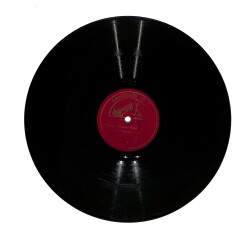 Münir Nurettin Selçuk - Hüzan Gazel Kıldı Zülfün / Allı Yemeni TAŞ PLAK (10/7) Odeon 78'lik Plak PLK27077 - 1