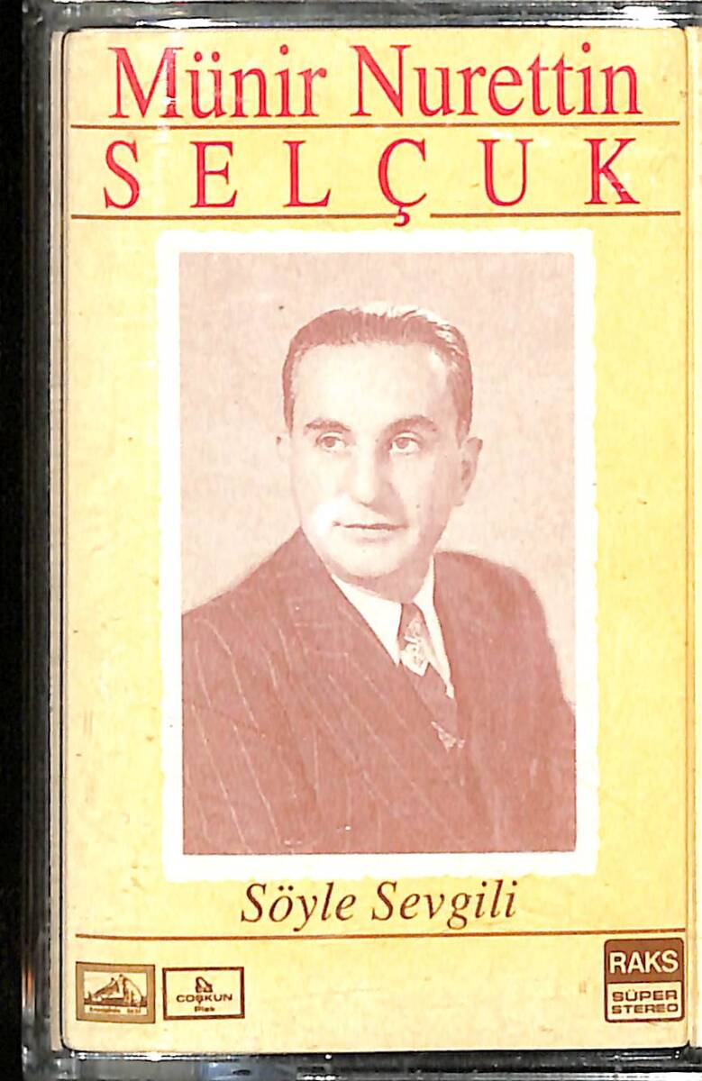 Münir Nurettin Selçuk - Söyle Sevgili Orijinal Kaset (İkinci El) * Kâğıt Baskı * - Sarı Bandrol - KST30853 - 1