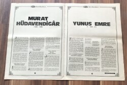 Murat Hüdavendigar - Yunus Emre Büyük Boy Poster GZ119355 - 2