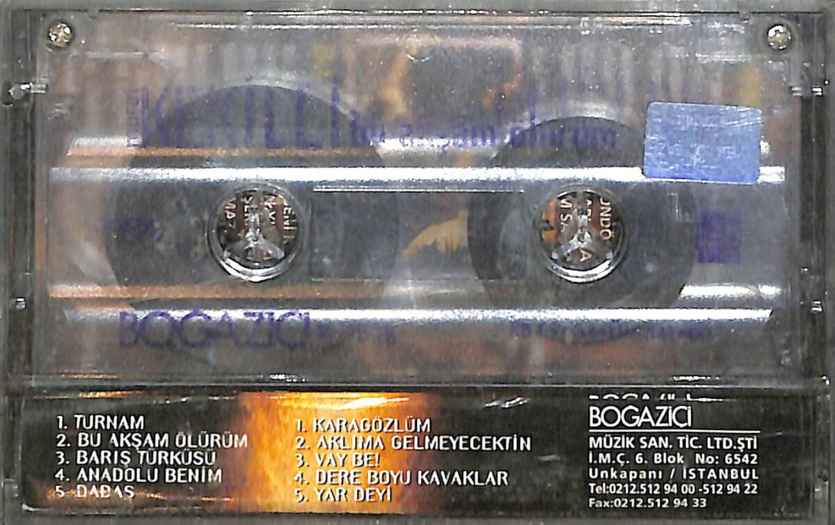 Murat Kekilli - Bu Akşam Ölürüm Kaset (İkinci El) KST27917 - 2