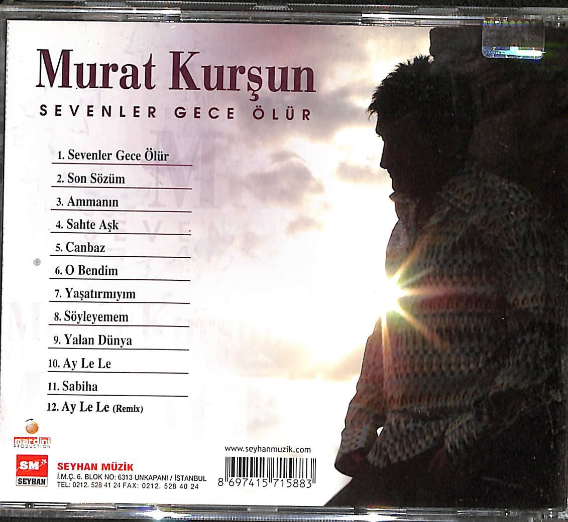 Murat Kurşun - Sevenler Gece Ölür CD (İkinci El) CD3820 - 2