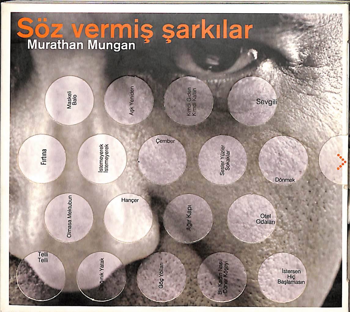 Murathan Mungan - Söz Vermiş Şarkılar CD (İkinci El) CD4621 - 1