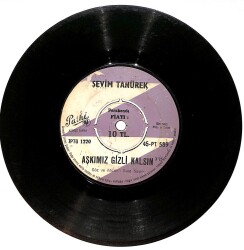 Sevim Tanürek - Bana Aşk Dersi Verme / Aşkımız Gizli Kalsın Plak (10/5.5) PLK25135 - Gökçekoleksiyon