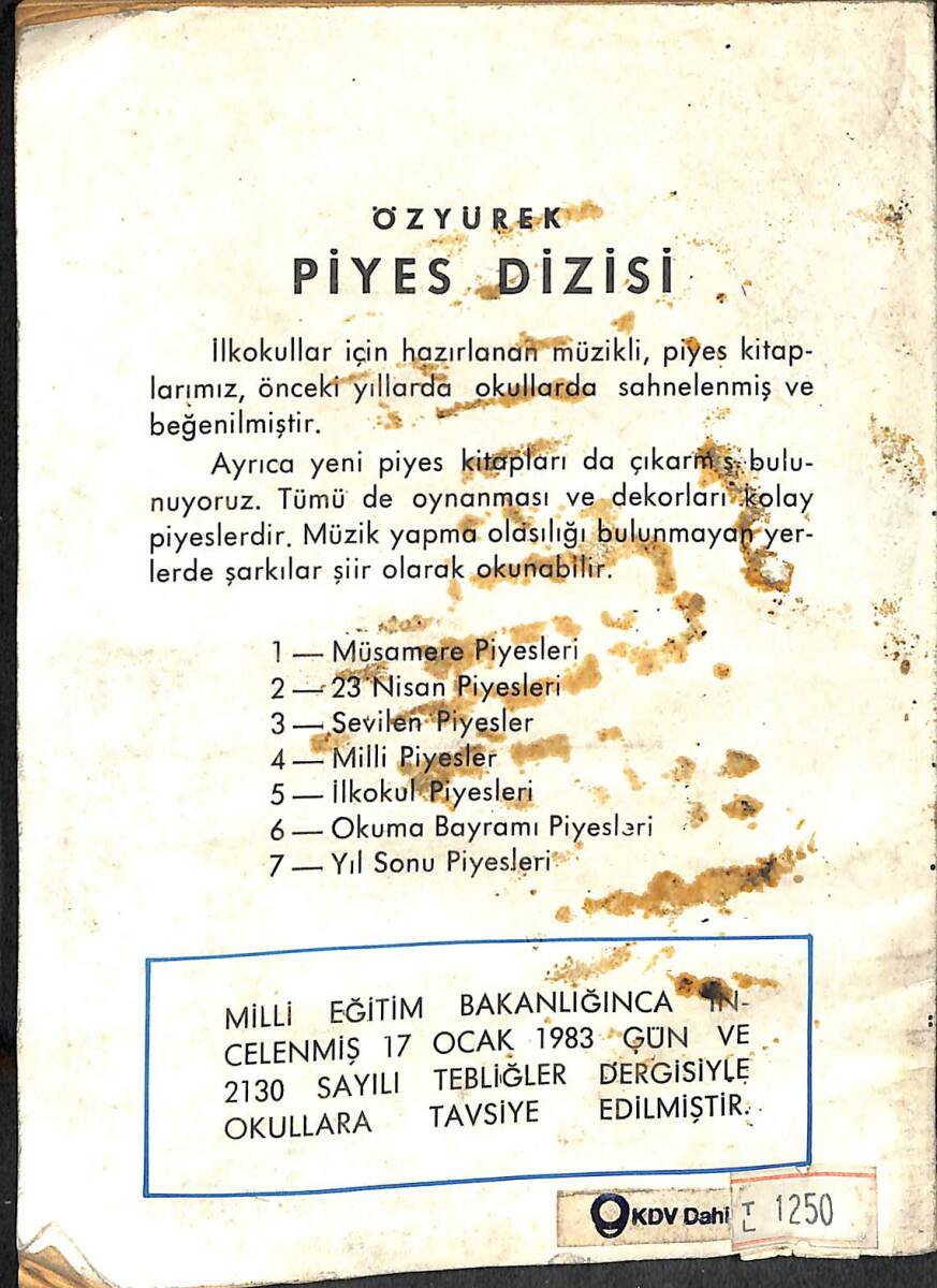 Müsamere Piyesleri NDR100140 - 3