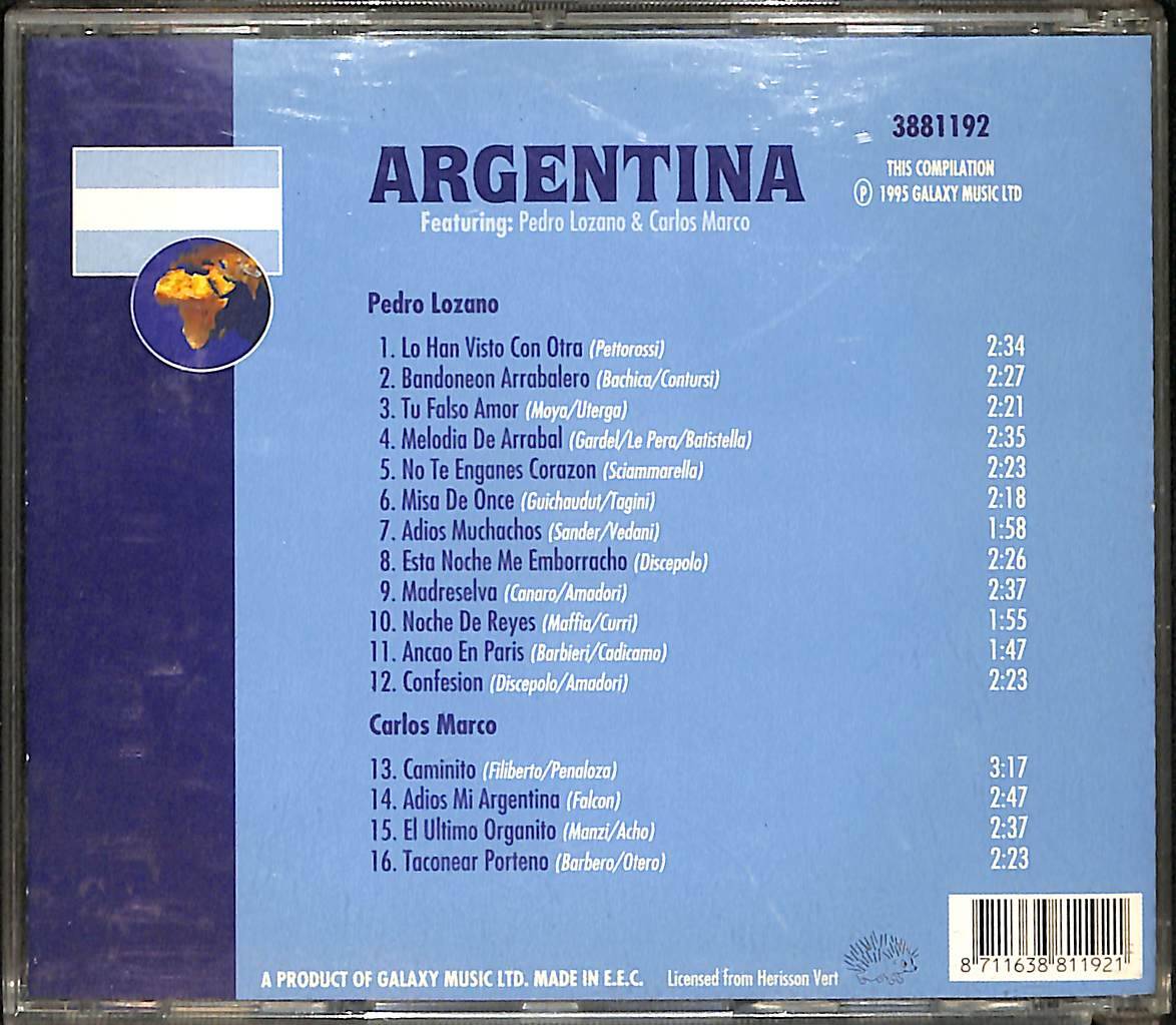 Music Around The World: Argentina CD (İkinci El CD5003 - 2