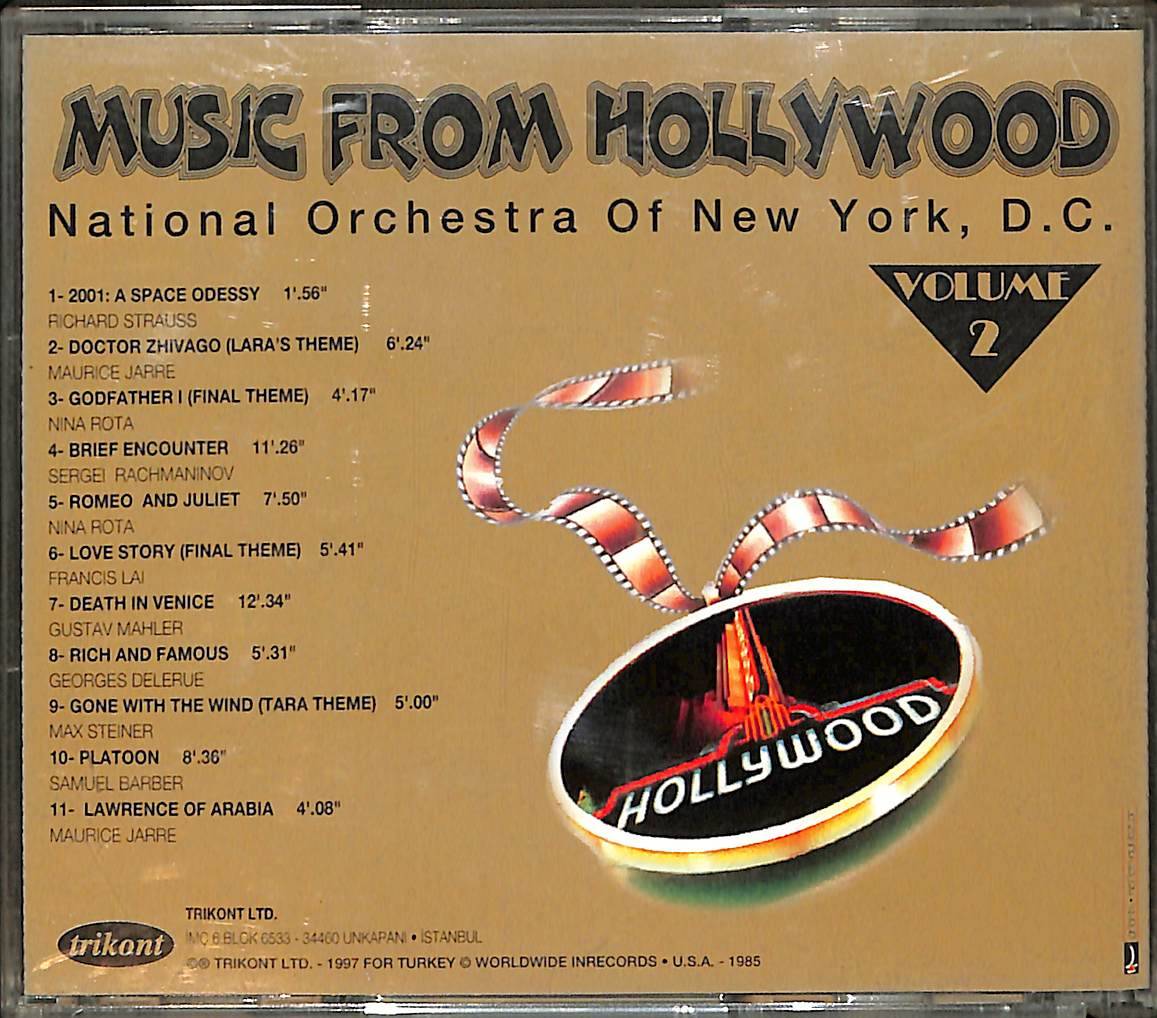 Music From Hollywood / National Orchestra Of New York D.C CD (İkinci El) CD5328 - 2