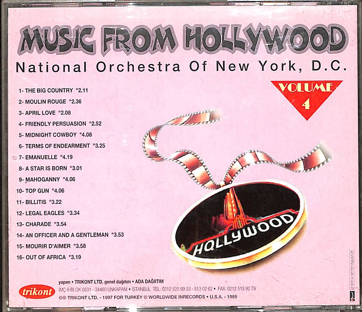 Music from Hollywood – Volume 4 – National Orchestra of New York, D.C. (İkinci El) CD5225 - 2